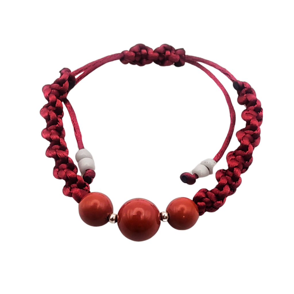Energiza.ME - Pulseira Intuicao Jaspe Vermelho 1 Pulseira Intuição Jaspe Vermelho - Energiza.ME