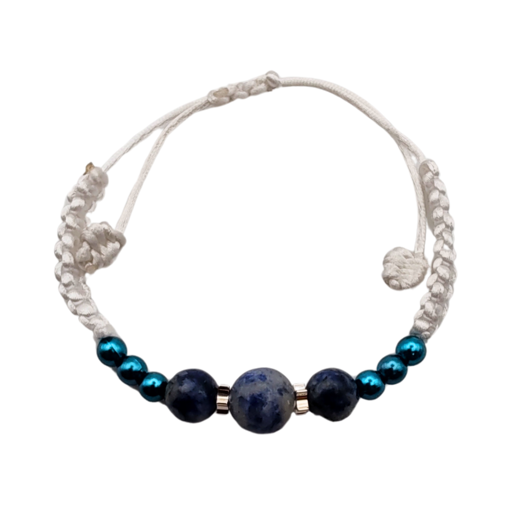 Energiza.ME - Pulseira Meditacao Profunda Sodalita 1 Pulseira Meditação Profunda Sodalita - Energiza.ME